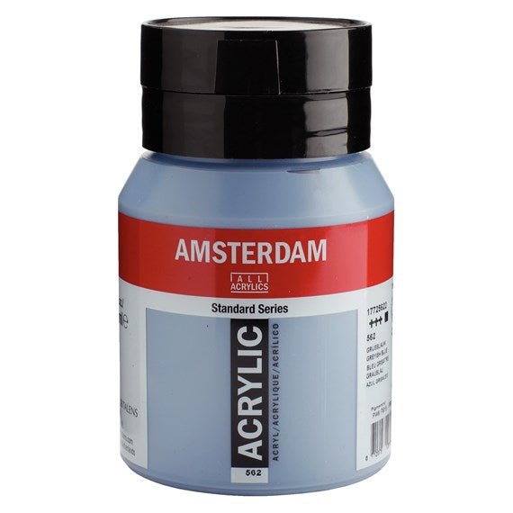 Amsterdam Acrylic 500ml 562 Greyish Blue - theartshop.com.au