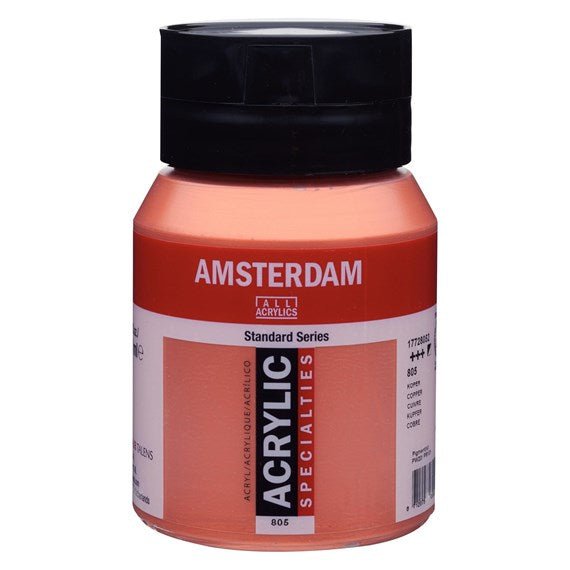 Amsterdam Acrylic 500ml 805 Copper - theartshop.com.au