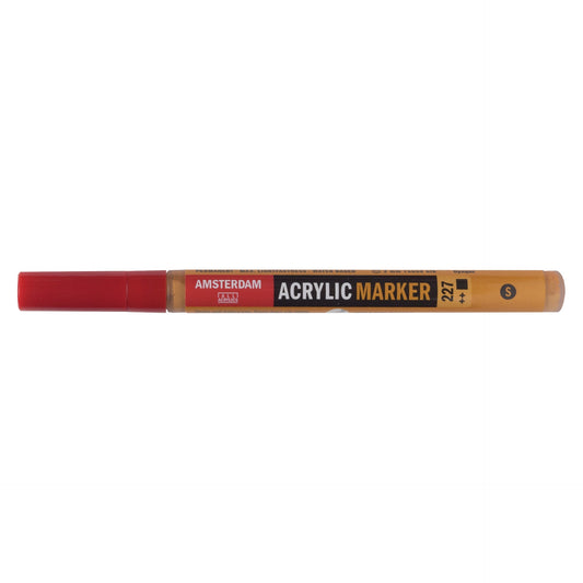 Amsterdam Acrylic Marker 227 Yellow Ochre - Small 2mm Round Nib - theartshop.com.au