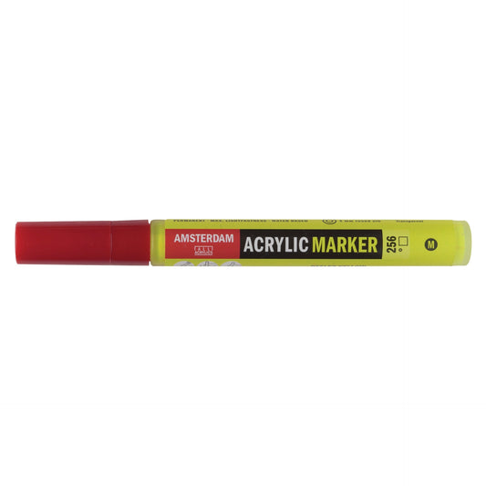 Amsterdam Acrylic Marker 256 Reflex Yellow - Medium 4mm Round Nib - theartshop.com.au