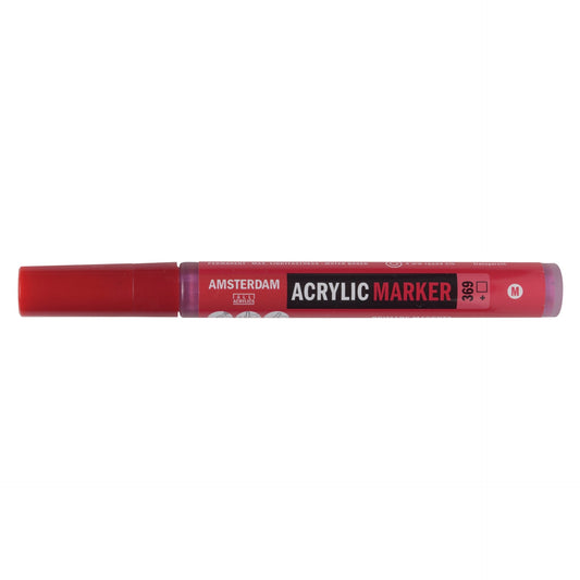 Amsterdam Acrylic Marker 369 Primary Magenta - Medium 4mm Round Nib - theartshop.com.au