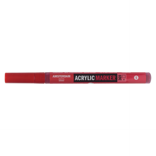 Amsterdam Acrylic Marker 369 Primary Magenta - Small 2mm Round Nib - theartshop.com.au