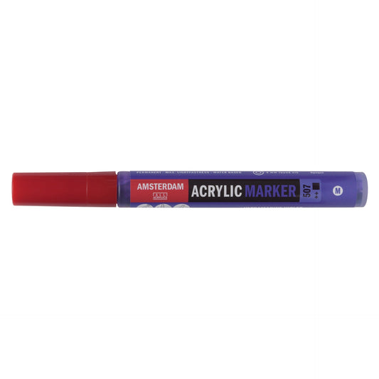 Amsterdam Acrylic Marker 507 Ultramarine Violet - Medium 4mm Round Nib - theartshop.com.au