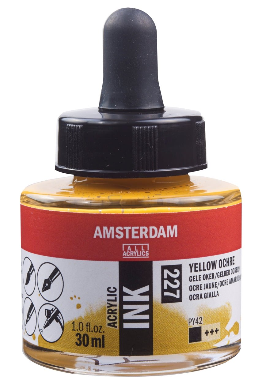 Amsterdam Ink 30ml 227 Yellow Ochre - theartshop.com.au