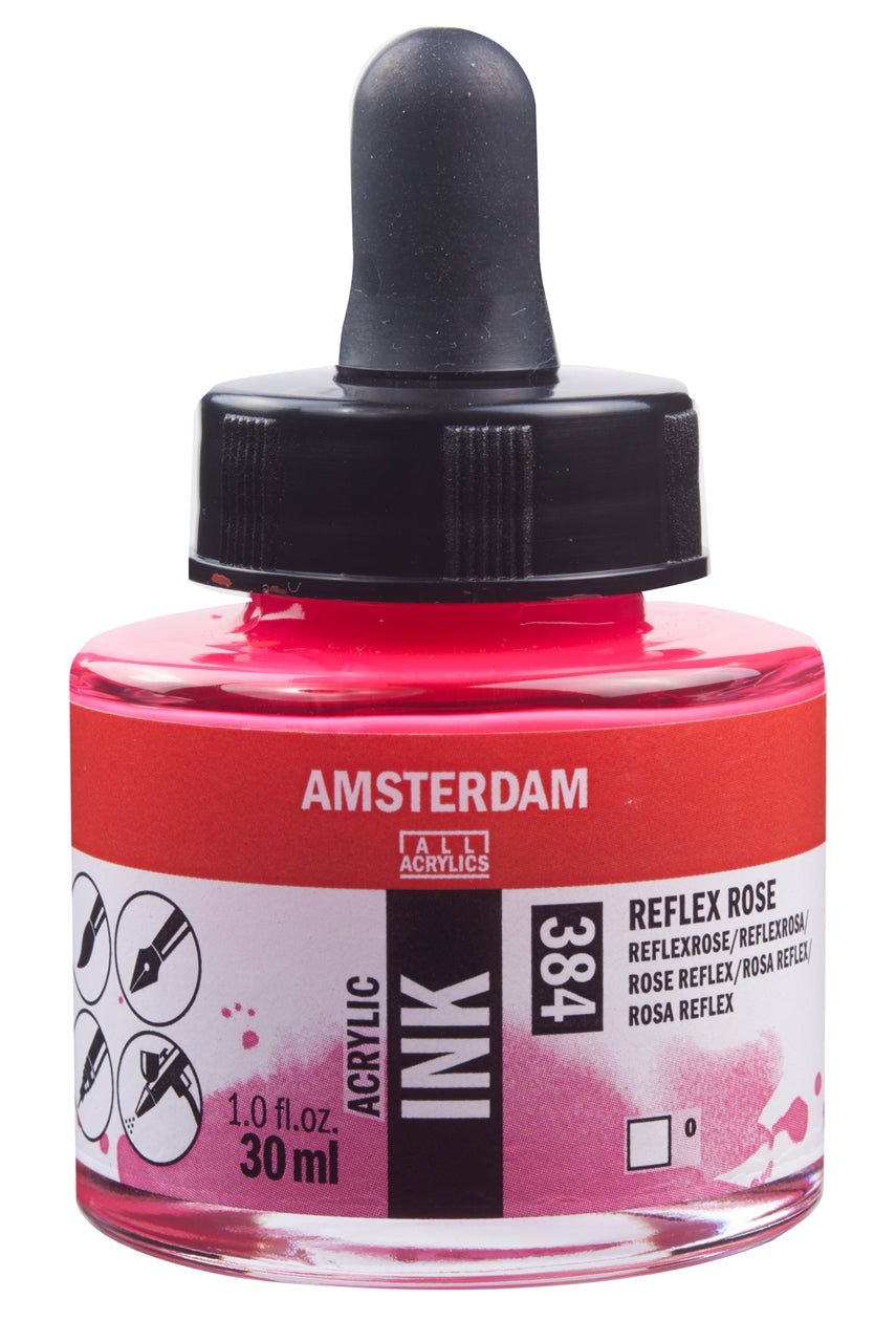 Amsterdam Ink 30ml 384 Reflex Rose - theartshop.com.au