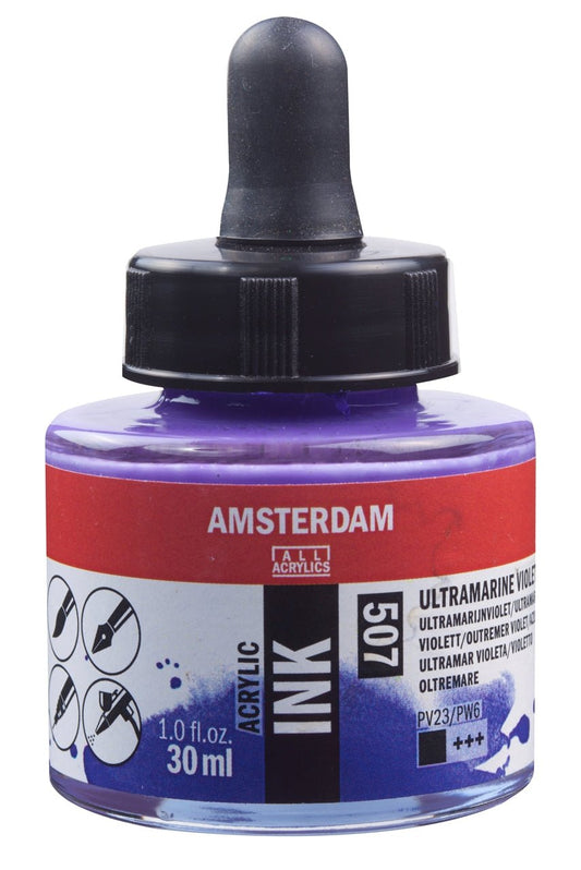 Amsterdam Ink 30ml 507 Ultramarine Violet - theartshop.com.au