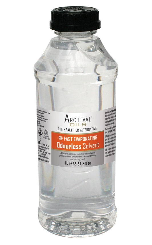 Archival Fast Evaporating Odourless Solvent 1 Litre - theartshop.com.au