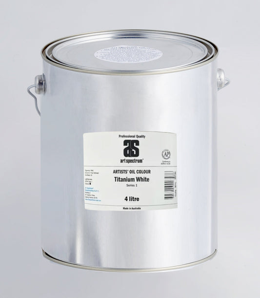Art Spectrum Oil 4 Litre Titanium White - theartshop.com.au