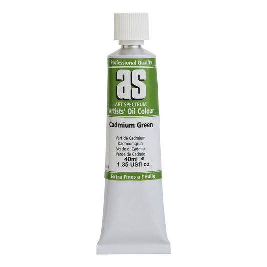 Art Spectrum Oil 40ml Series 4 Cadmium Green - theartshop.com.au