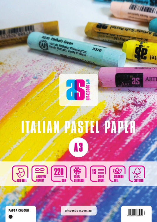 Art Spectrum Pastel Pad 220gsm A3 - Black - theartshop.com.au