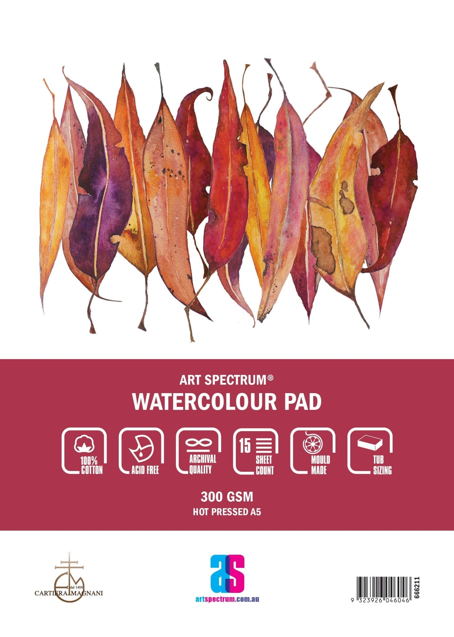 Art Spectrum Watercolour Pad 300gsm A5 Hot Pressed - theartshop.com.au