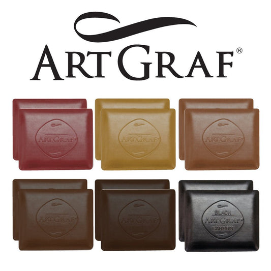 ArtGraf W/S Carbon Disc Set 12 Earth Tones - theartshop.com.au