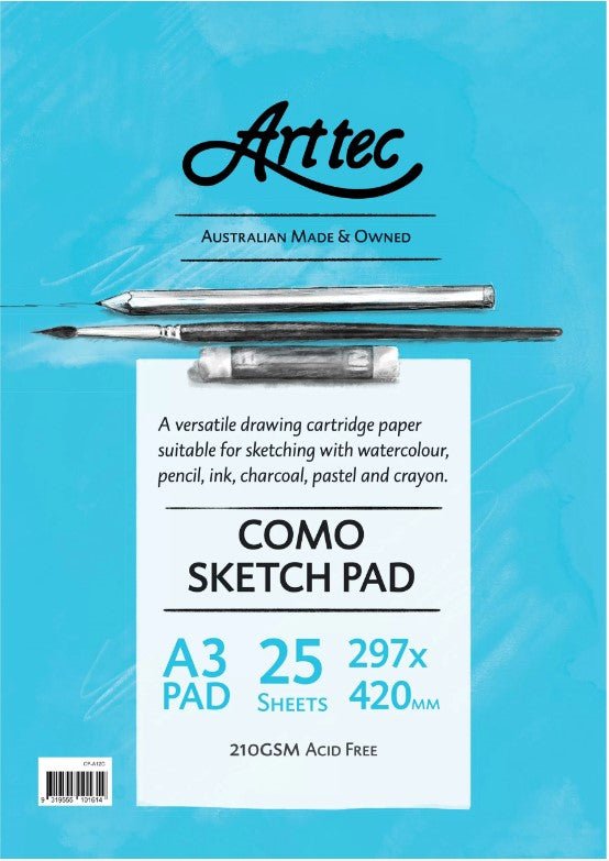 Arttec Como Sketch Pad 210gsm A3 - theartshop.com.au