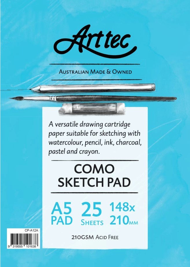 Arttec Como Sketch Pad 210gsm A5 - theartshop.com.au