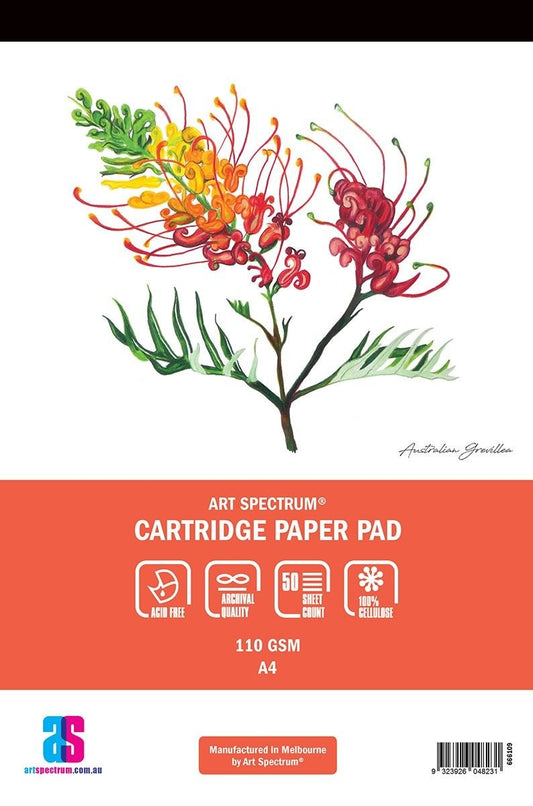 AS Cartridge Pad A4 110gsm - 50 Sheets - theartshop.com.au