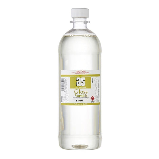 AS Gloss Varnish 1 Litre - theartshop.com.au