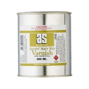AS Matt Wax Varnish 500ml - theartshop.com.au