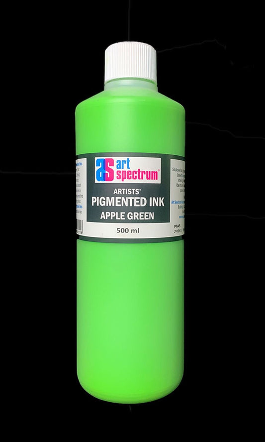 AS Pigmented Ink 500ml Apple Green - theartshop.com.au
