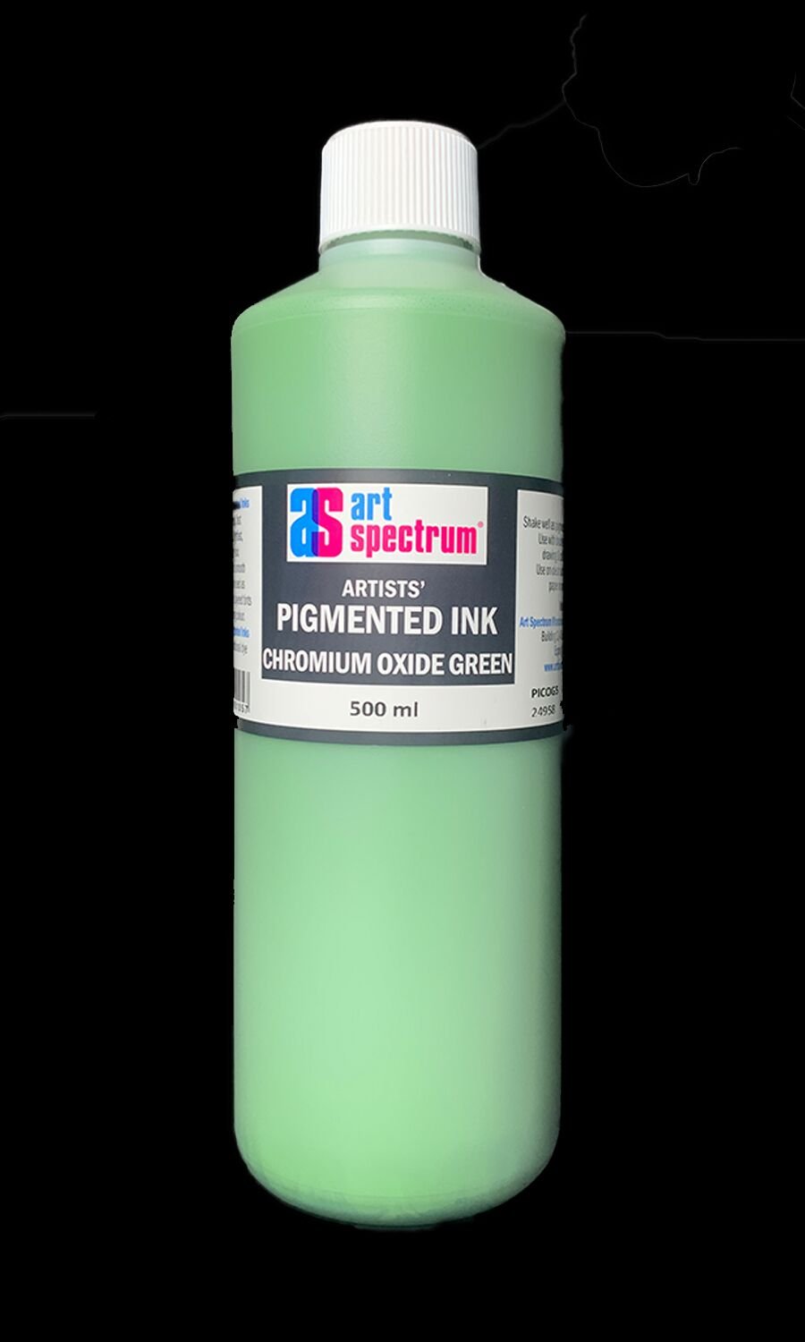 AS Pigmented Ink 500ml Chromium Oxide Green - theartshop.com.au