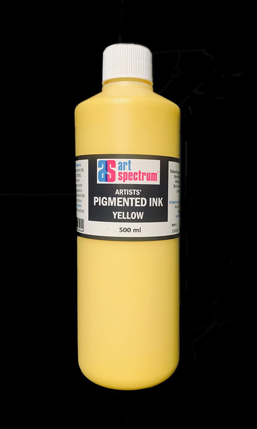 AS Pigmented Ink 500ml Yellow - theartshop.com.au
