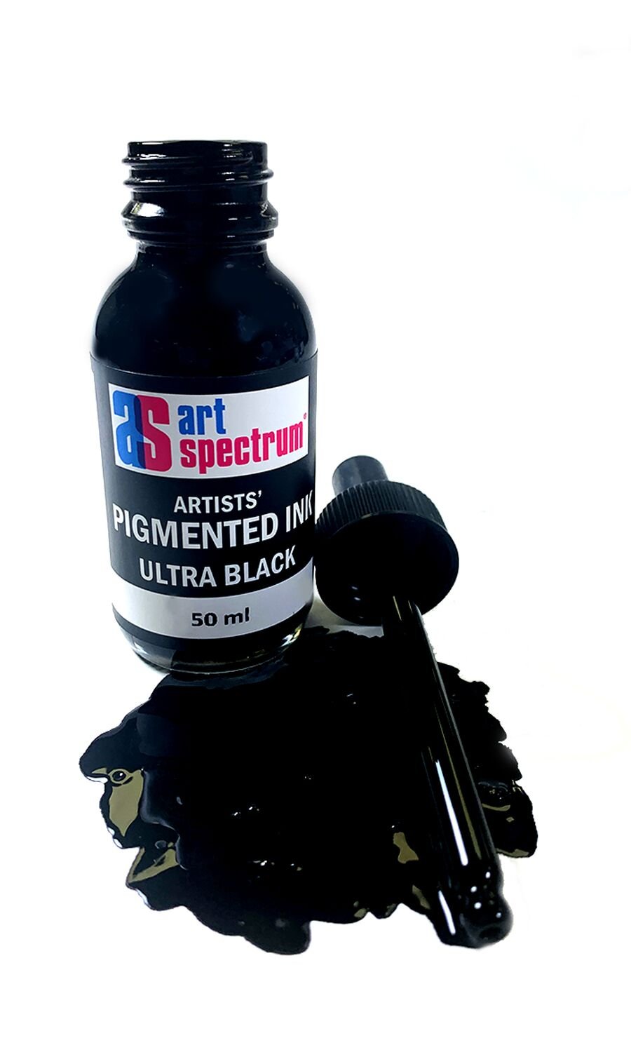 AS Pigmented Ink 50ml Ultra Black - theartshop.com.au