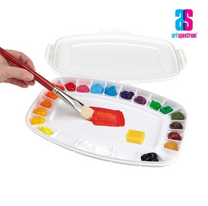 AS Plastic Watercolour Palette - Large 23 Wells - theartshop.com.au