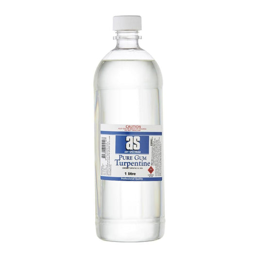 AS Pure Gum Turpentine 1 Litre - theartshop.com.au