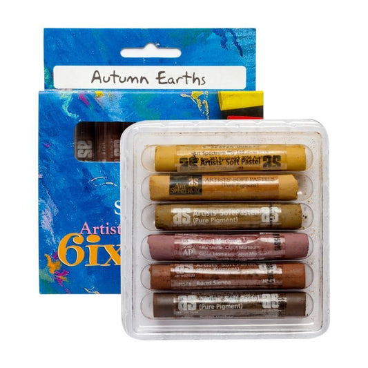 AS Six Pack Pastel Set - Autumn Earths - theartshop.com.au