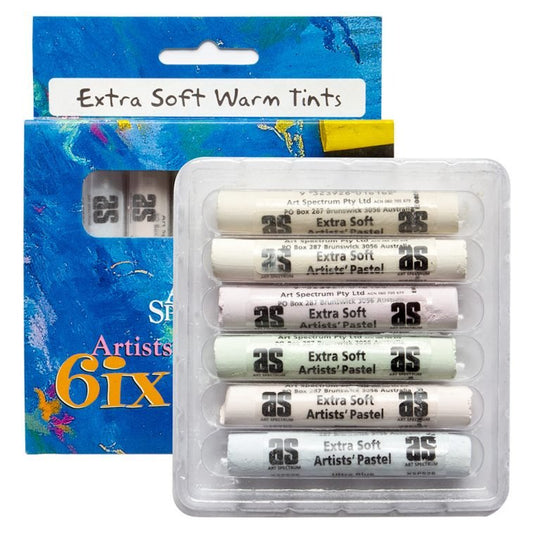 AS Six Pack Pastel Set - Extra Soft Warm Tints - theartshop.com.au