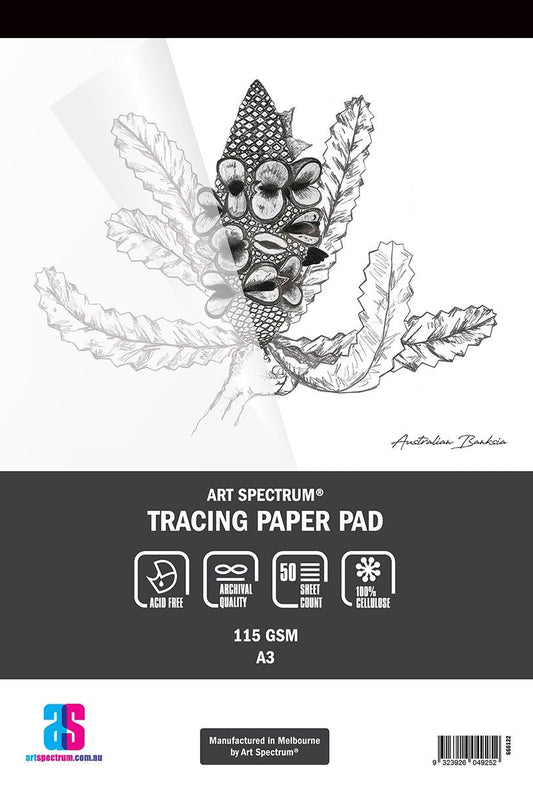 AS Tracing Pad A3 115gsm - 50 Sheets - theartshop.com.au