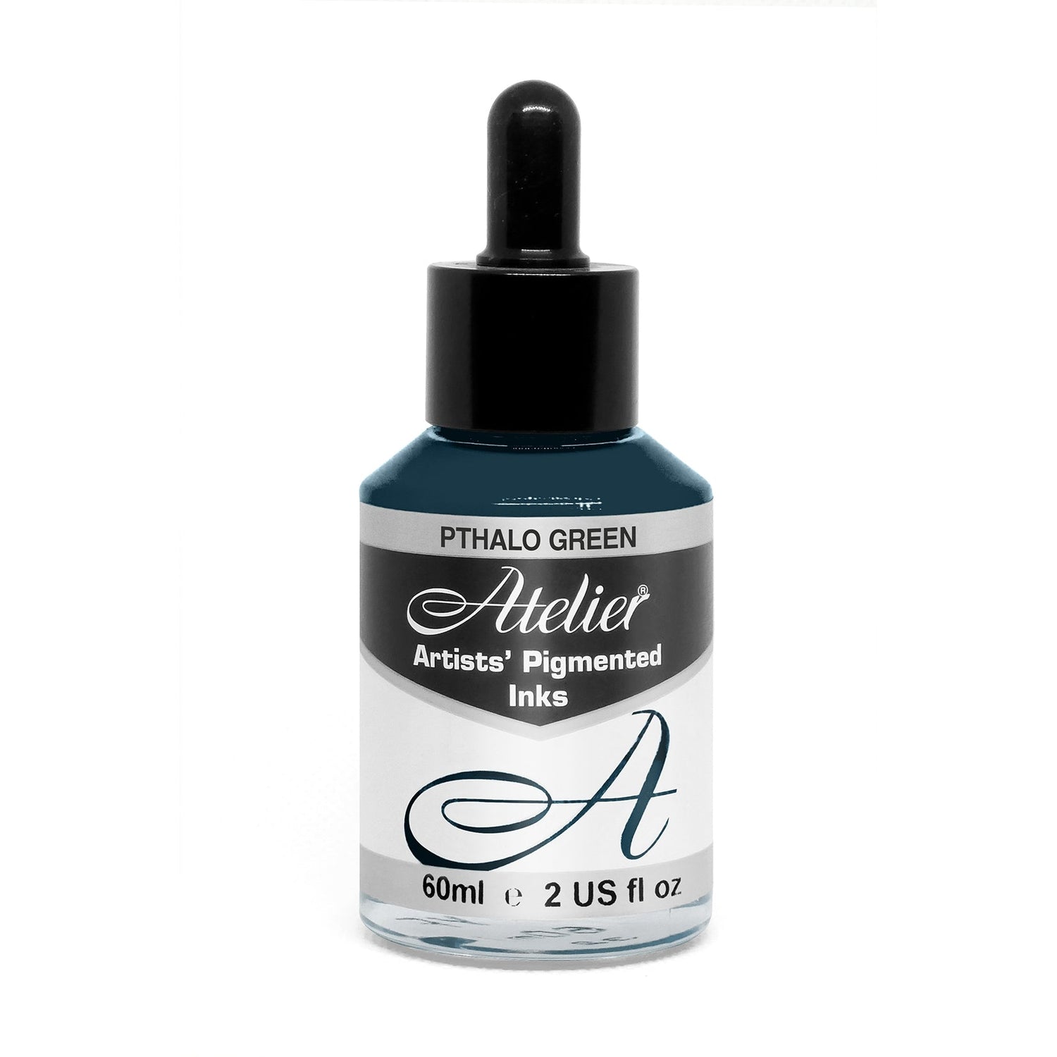 Atelier Artist Pigmented Ink 60ml Phthalo Green - theartshop.com.au