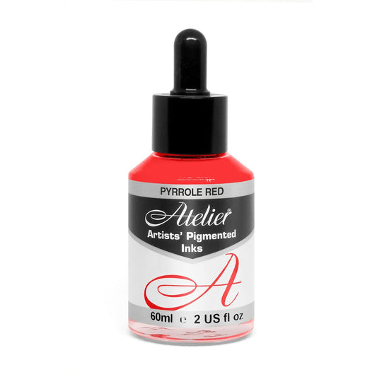 Atelier Artist Pigmented Ink 60ml Pyrrole Red - theartshop.com.au