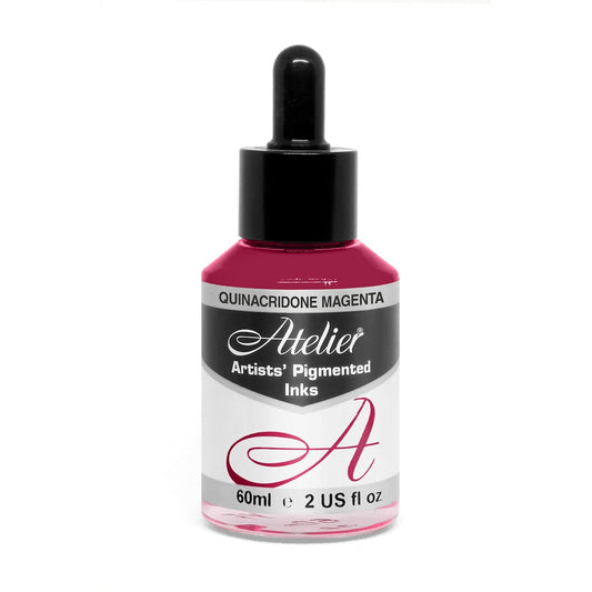 Atelier Artist Pigmented Ink 60ml Quinacridone Magenta - theartshop.com.au