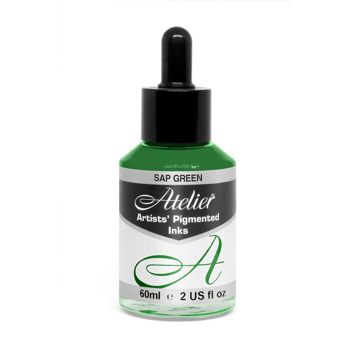 Atelier Artist Pigmented Ink 60ml Sap Green - theartshop.com.au