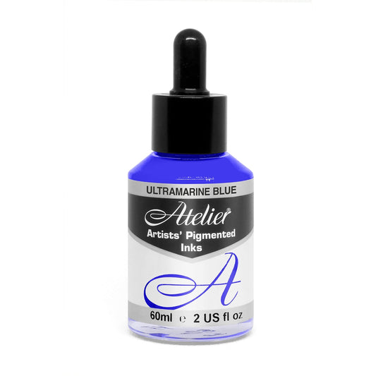 Atelier Artist Pigmented Ink 60ml Ultramarine Blue - theartshop.com.au