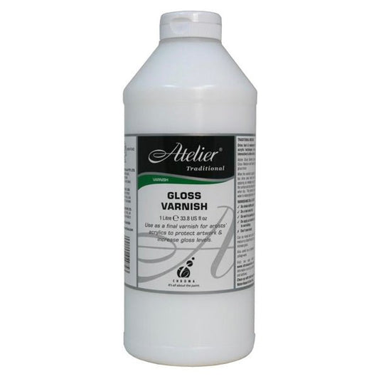 Atelier Interactive Gloss Varnish 1 Litre - theartshop.com.au