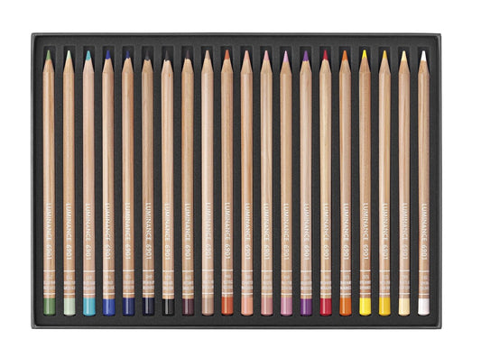 Caran d'Ache Luminance Pencils Set 20 Portrait - theartshop.com.au