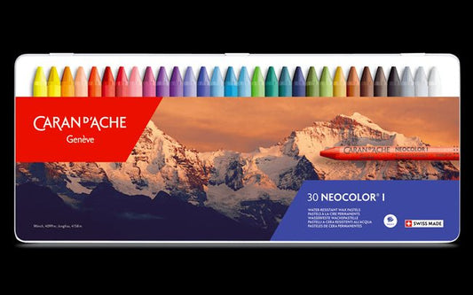 Caran d'Ache Neocolor I Tin 30 - theartshop.com.au