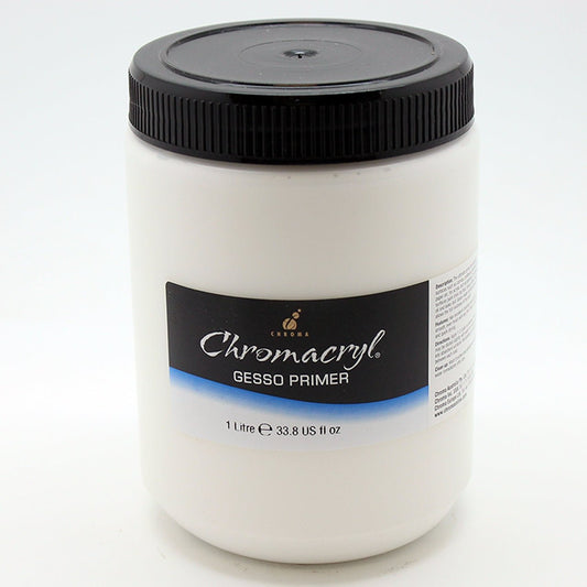 Chromacryl Gesso Primer 1 Litre - theartshop.com.au