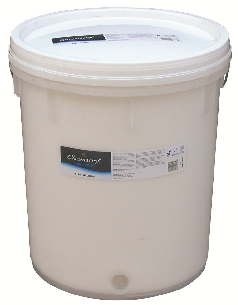 Chromacryl Gesso Primer 25 Litre - theartshop.com.au
