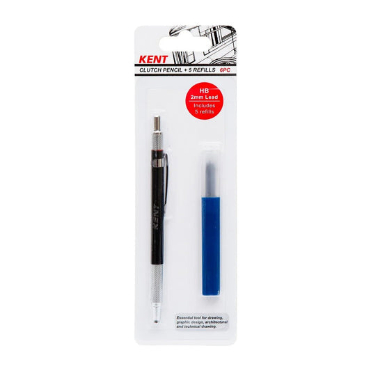 Clutch Pencil + 5 Refills (2mm HB) - theartshop.com.au