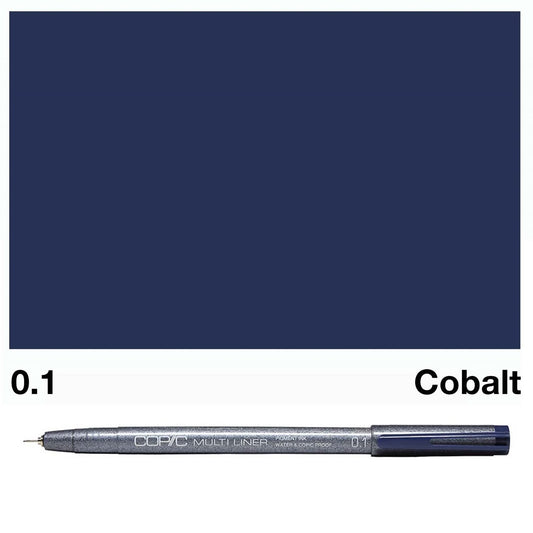Cobalt Copic Multi Liners 0.1mm - theartshop.com.au