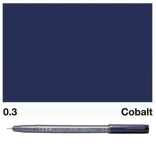 Cobalt Copic Multi Liners 0.3mm - theartshop.com.au