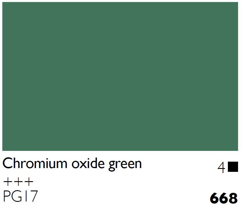 Cobra Water Mixable Oil 40ml 668 Chromium Green Oxide - theartshop.com.au