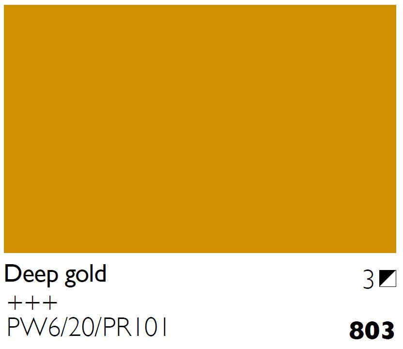 Cobra Water Mixable Oil 40ml 803 Deep Gold - theartshop.com.au