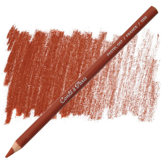 Conte Pastel Pencil 007 Red Brown - theartshop.com.au