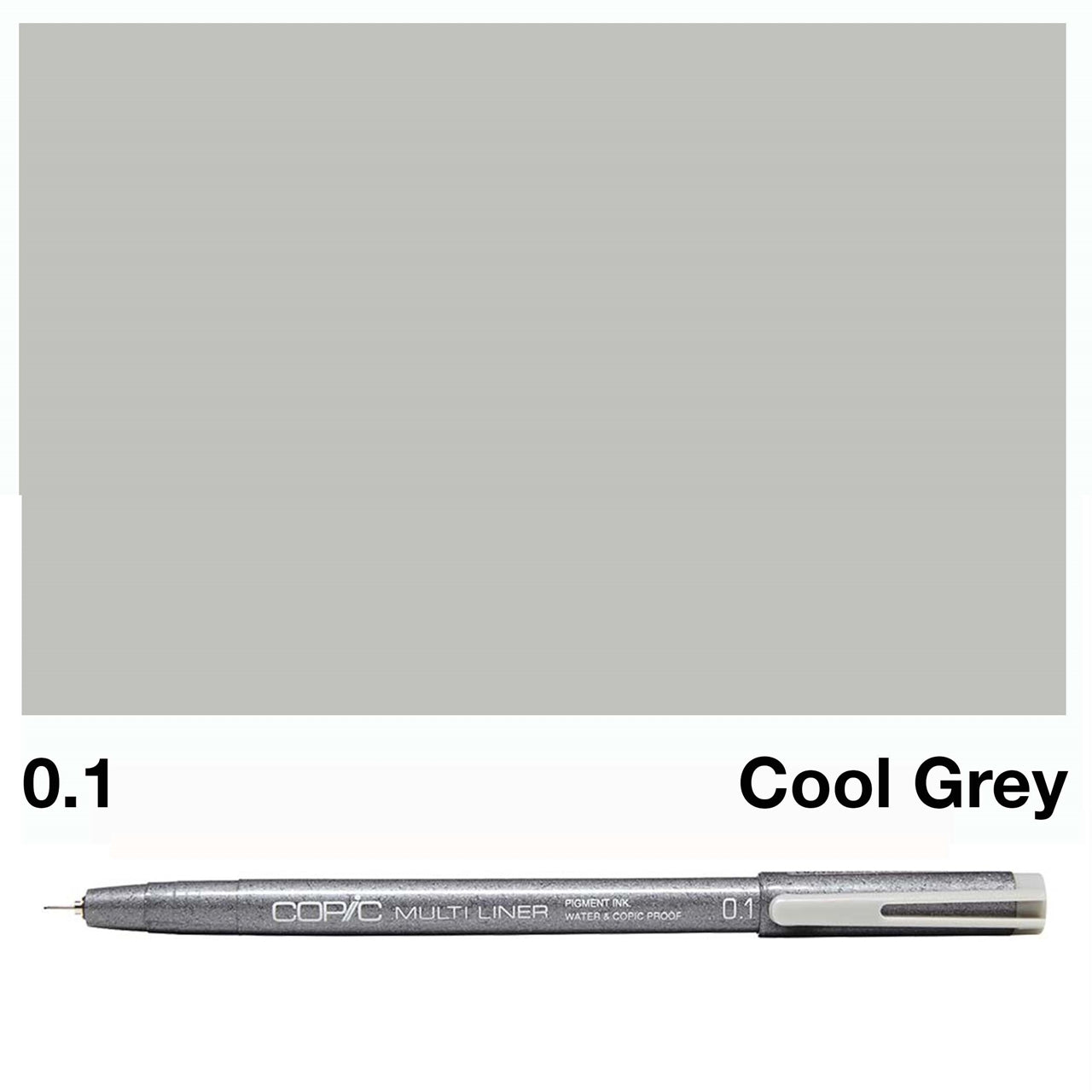 Cool Grey Copic Multi Liners 0.1mm - theartshop.com.au