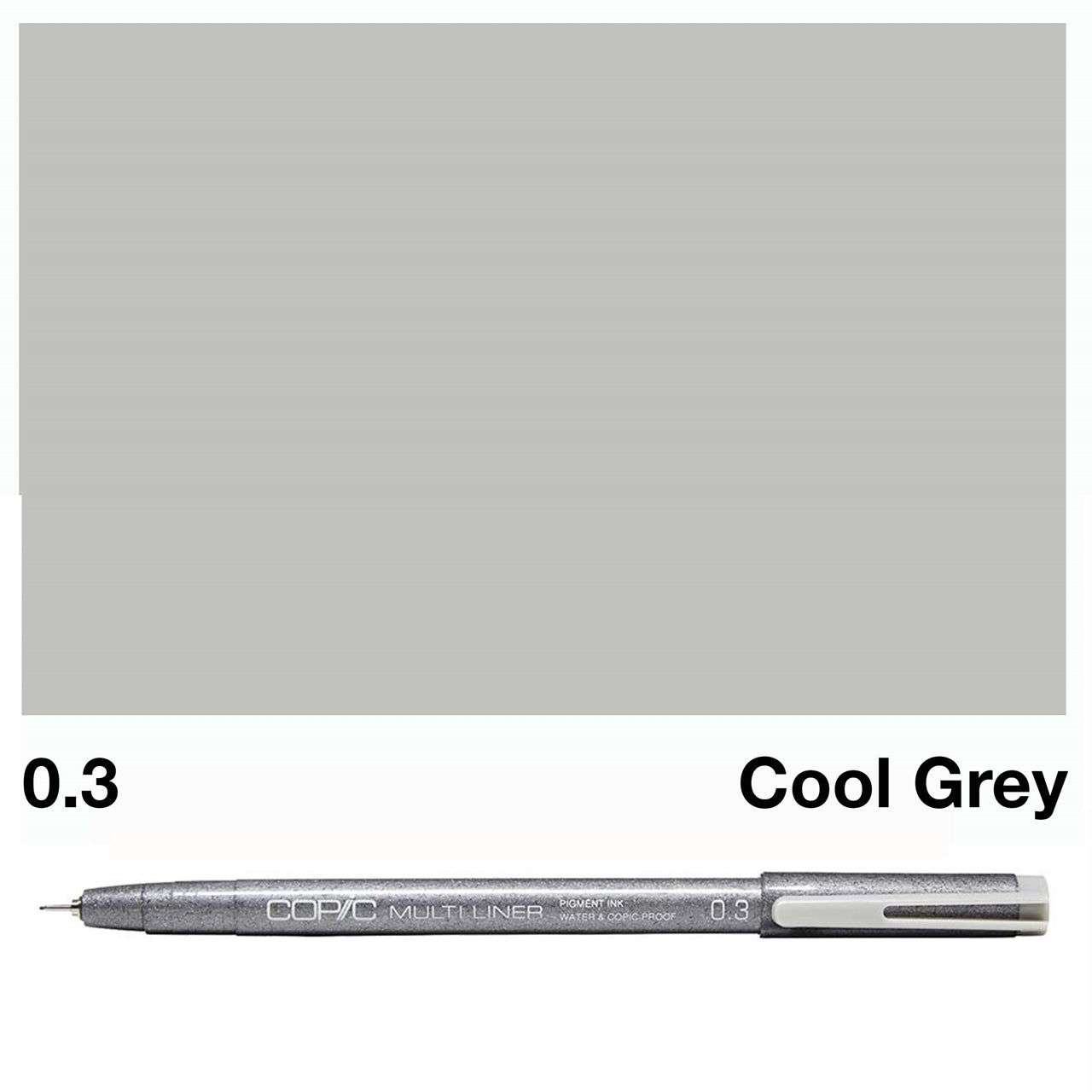 Cool Grey Copic Multi Liners 0.3mm - theartshop.com.au