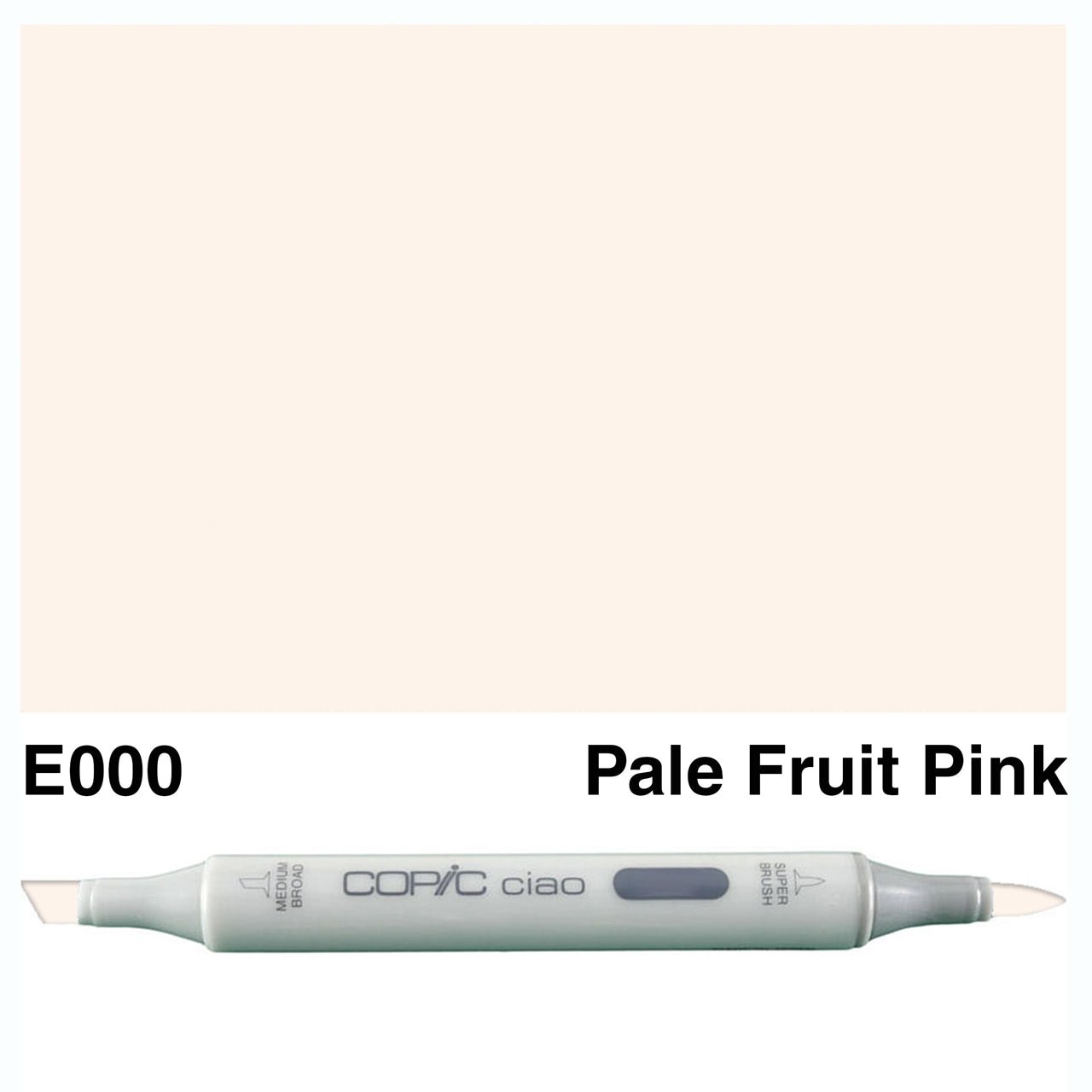 Copic Ciao E000 Pale Fruit Pink - theartshop.com.au