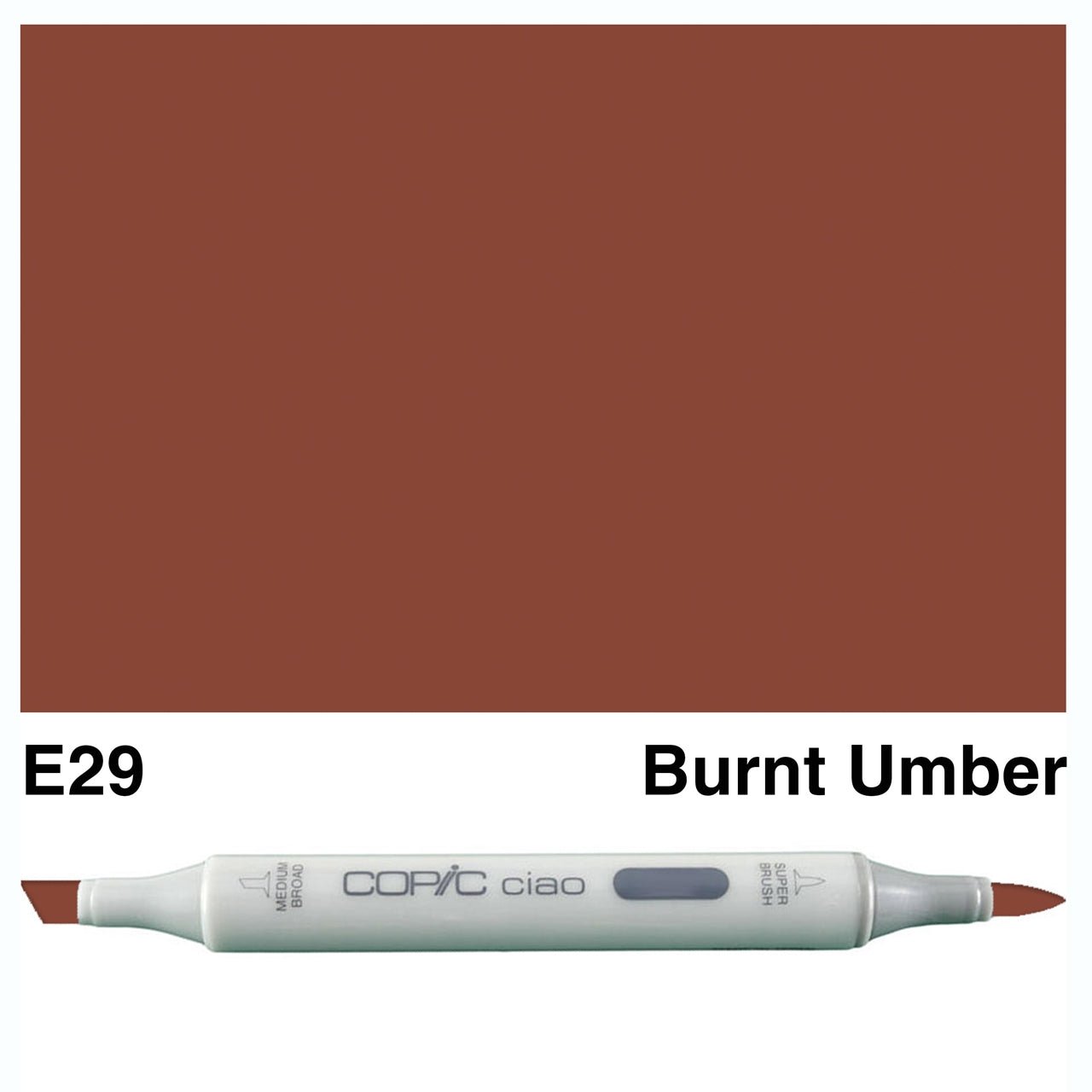 Copic Ciao E29 Burnt Umber - theartshop.com.au